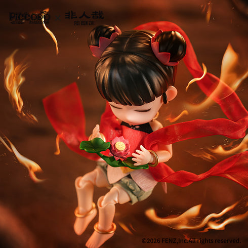 "PICCODO ACTION DOLL: Non-Human" 001_Nata (Red Brocade Ver.)