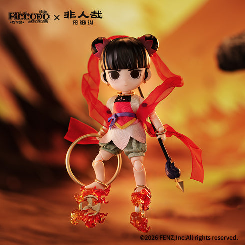 "PICCODO ACTION DOLL: Non-Human" 001_Nata (Red Brocade Ver.)