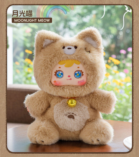 『Samuel 動物のクレイジーパーティーシリーズ』004_MEI YI YOU ART TOY トレーディングプラッシュ【BOX】