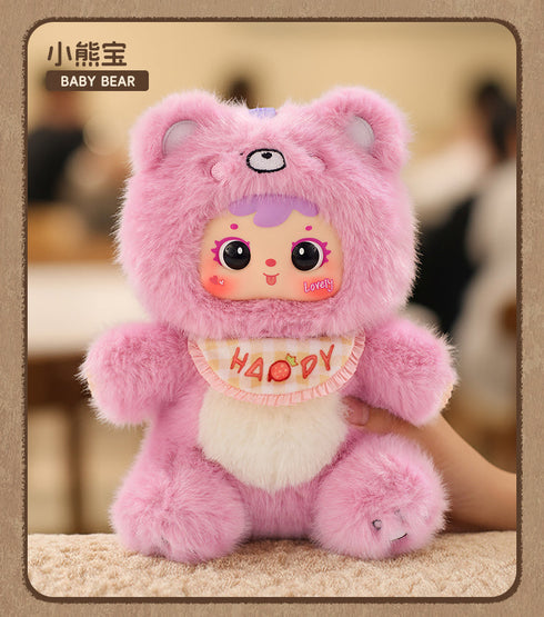 『Samuel 動物のクレイジーパーティーシリーズ』004_MEI YI YOU ART TOY トレーディングプラッシュ【BOX】