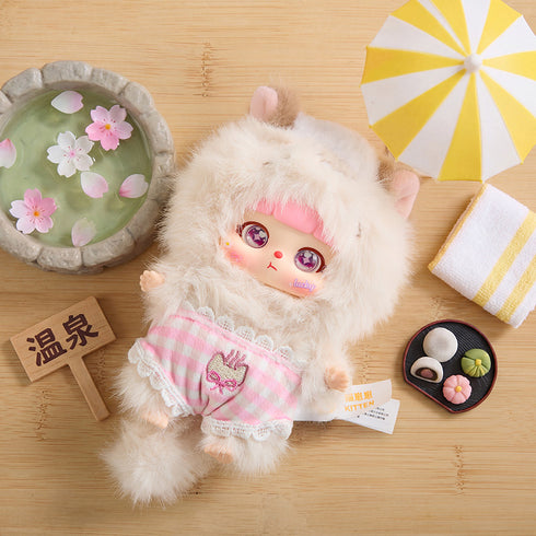 《Kitten 假日温泉之旅系列》MEI YI YOU ART TOY 收藏级毛绒玩具【礼盒装】