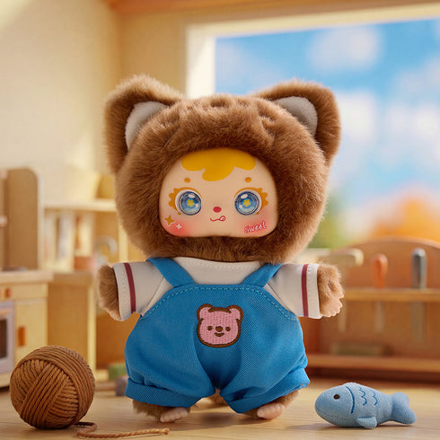 《SAMUEL Happy Meow house系列》MEI YI YOU ART TOY 收藏版毛绒玩具【礼盒装】