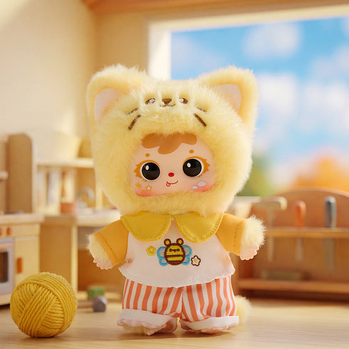 《SAMUEL Happy Meow house系列》MEI YI YOU ART TOY 收藏版毛绒玩具【礼盒装】