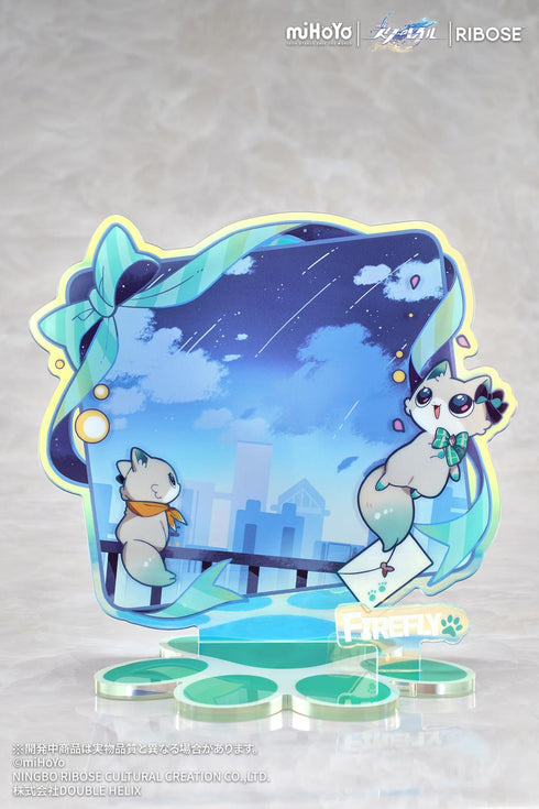 『崩壊:スターレイル』RIBOSE RISE UP+ ちびねこシリーズ フィギュア ホタルVer.
