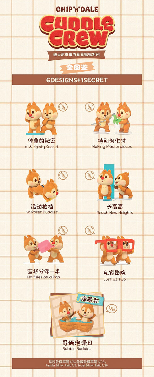 『ディズニー チップ&デール』001_52TOYS BLINDBOX ずっと友達だよ