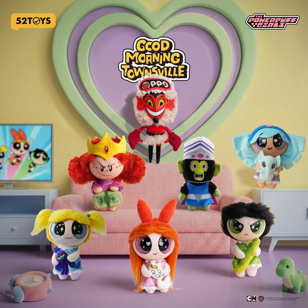 《飞天小女警》007_52TOYS BLINDBOX 《早安,汤斯维尔》 毛绒挂件