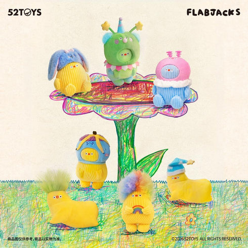 『BLINDBOX』006_52TOYS FLABJACKS THE BIG FEELS ぬいぐるみストラップ