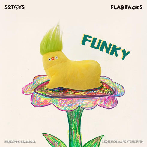 『BLINDBOX』006_52TOYS FLABJACKS THE BIG FEELS ぬいぐるみストラップ