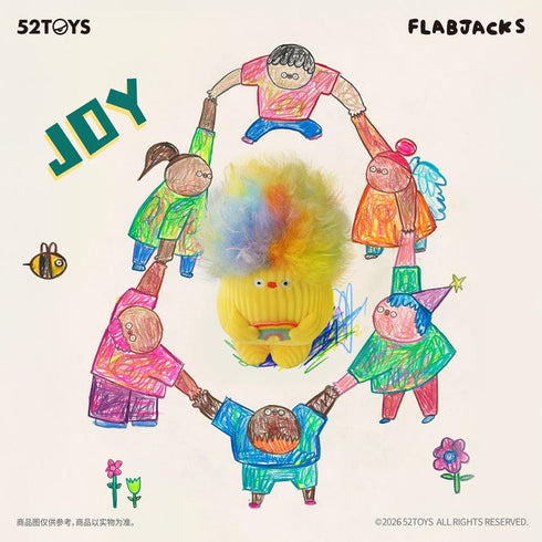 『BLINDBOX』006_52TOYS FLABJACKS THE BIG FEELS ぬいぐるみストラップ