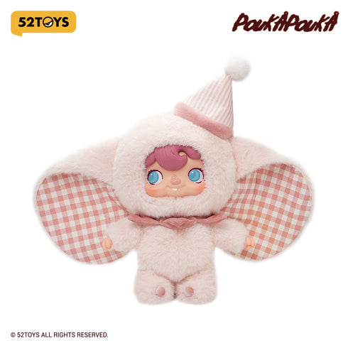 『POUKAPOUKA』008_52TOYS フライングエレファント ぬいぐるみストラップ