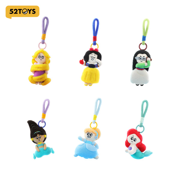 《迪士尼公主》007_52TOYS BLINDBOX 秘密出行毛绒挂件