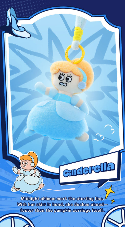 《迪士尼公主》007_52TOYS BLINDBOX 秘密出行毛绒挂件