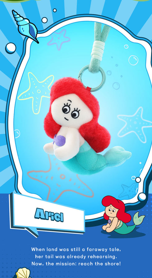 《迪士尼公主》007_52TOYS BLINDBOX 秘密出行毛绒挂件