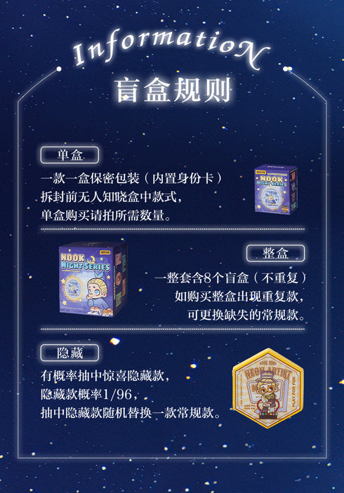 『Nook ナイトシリーズ』006_52TOYS BLINDBOX 看板ライトマグネット