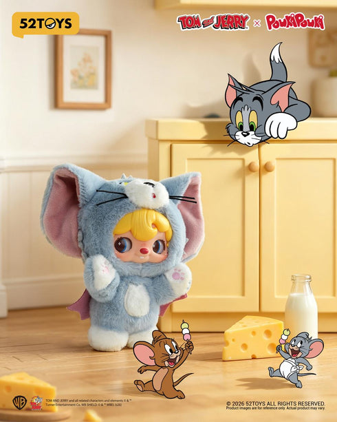 『POUKAPOUKA×トムとジェリー』001_52TOYS BLINDBOX トゥルー・フレンズ ぬいぐるみストラップ