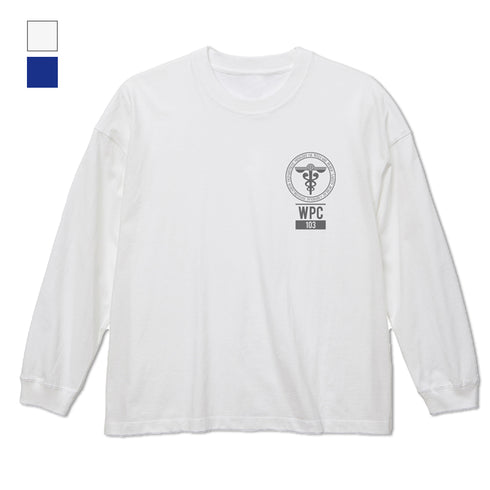『劇場版 PSYCHO-PASS サイコパス PROVIDENCE』公安局 ビッグシルエットロングスリーブ Tシャツ WHITE