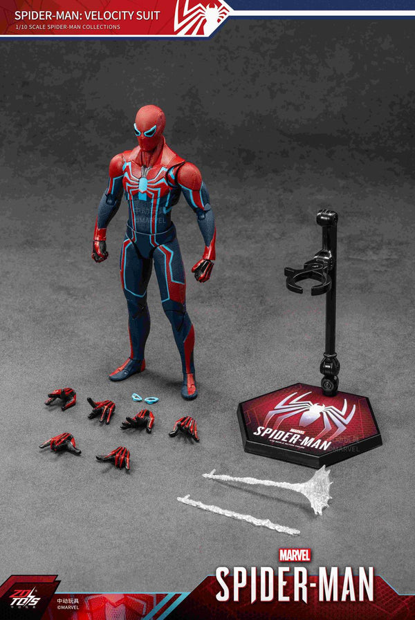 『スパイダーマンシリーズ』スパイダーマン:ベロシティ・スーツ (7インチ Xシリーズ)