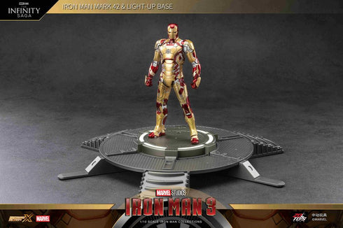 《MARVEL》钢铁侠 MK42 & 发光底座套装(7英寸 X系列)