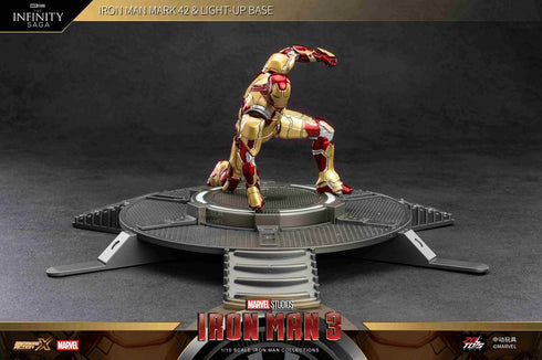 《MARVEL》钢铁侠 MK42 & 发光底座套装(7英寸 X系列)