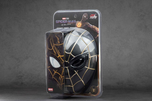 『スパイダーマン』ロールプレイマスク ブラック&ゴールド