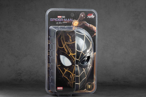 『スパイダーマン』ロールプレイマスク ブラック&ゴールド