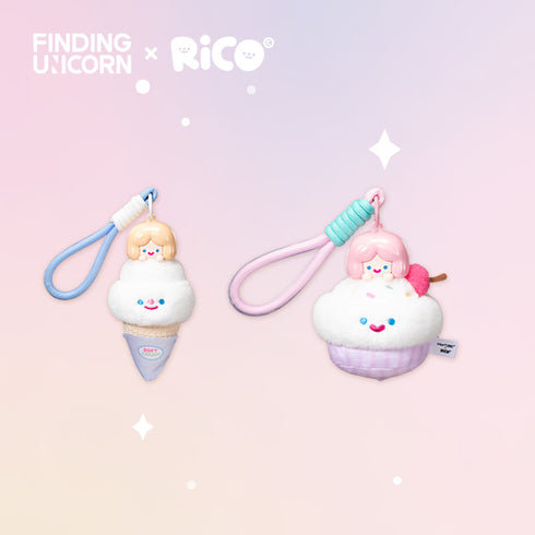 《FINDING UNICORN》RiCO HAPPY DESSERT PARTY系列 可收藏毛绒玩偶【礼盒装】
