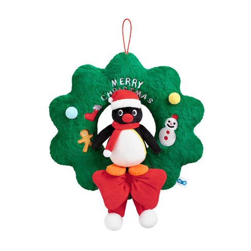 《Pingu》聖誕花環 絨毛玩偶