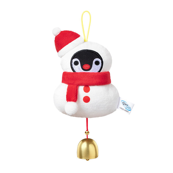 《Pingu》Wish系列 雪人 带铃铛的毛绒钥匙扣
