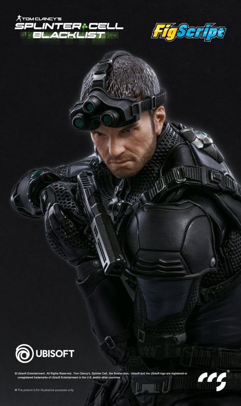 『FigScriptシリーズ』001_CCSTOYS Splinter Cell(スプリンターセル) Sam Fisher(サム・フィッシャー) 1/12スケール可動フィギュア