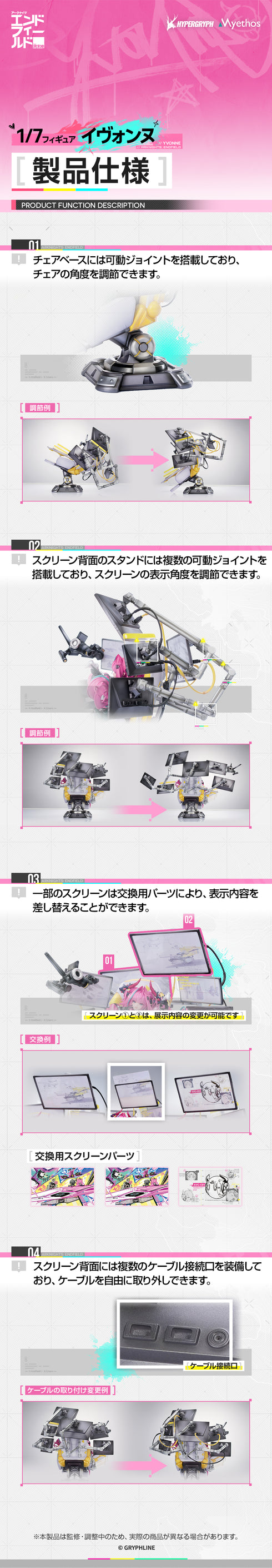 『アークナイツ:エンドフィールド』1/7 イヴォンヌ