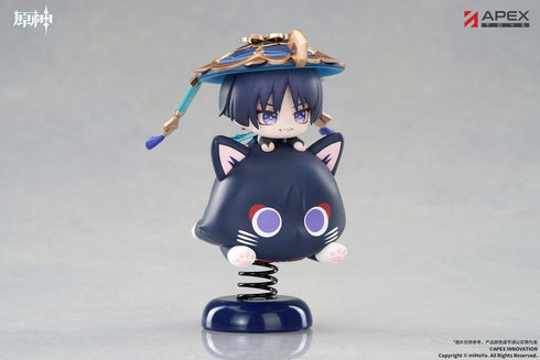 "Genshin Impact" Wanderer Chibi Character Wobbling Stand