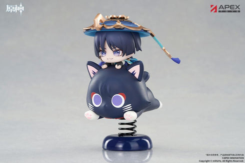 "Genshin Impact" Wanderer Chibi Character Wobbling Stand