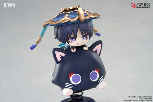 "Genshin Impact" Wanderer Chibi Character Wobbling Stand