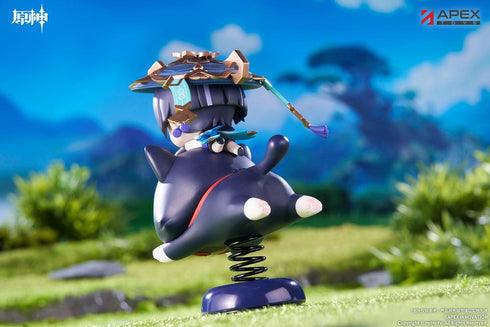 "Genshin Impact" Wanderer Chibi Character Wobbling Stand