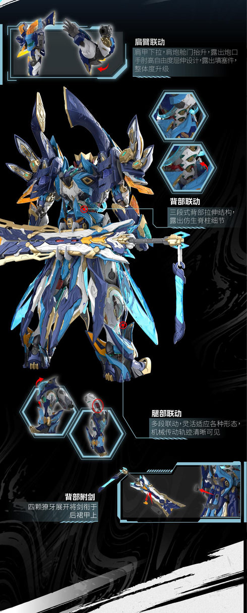 『天剣星-魔神四将-魔礼青』011_MOTOR NUCLEAR MNP-XH14A プラスチックモデルキット