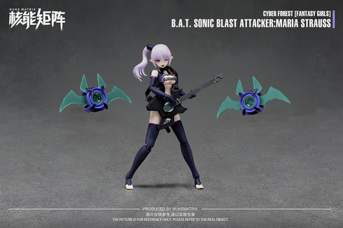 『サイバーフォーレスト』001_NUKE MATRIX FANTASY GIRLS FF0115 B.A.T.ソニックブラーストアタッカー:MARIA STRAUSS プラスチックモデルキット