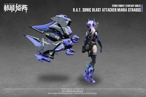 『サイバーフォーレスト』001_NUKE MATRIX FANTASY GIRLS FF0115 B.A.T.ソニックブラーストアタッカー:MARIA STRAUSS プラスチックモデルキット