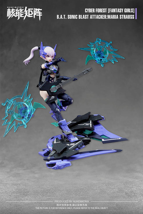 『サイバーフォーレスト』001_NUKE MATRIX FANTASY GIRLS FF0115 B.A.T.ソニックブラーストアタッカー:MARIA STRAUSS プラスチックモデルキット