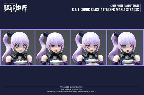 『サイバーフォーレスト』001_NUKE MATRIX FANTASY GIRLS FF0115 B.A.T.ソニックブラーストアタッカー:MARIA STRAUSS プラスチックモデルキット