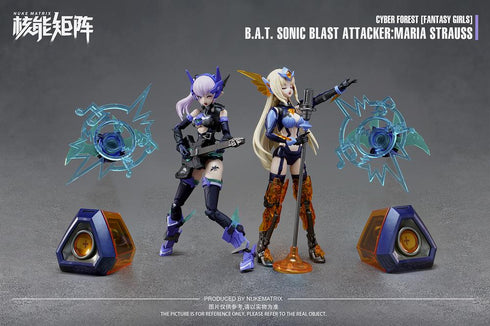 『サイバーフォーレスト』001_NUKE MATRIX FANTASY GIRLS FF0115 B.A.T.ソニックブラーストアタッカー:MARIA STRAUSS プラスチックモデルキット