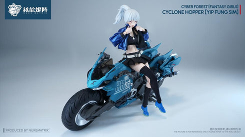 『サイバーフォーレスト FANTASY GIRLS』008_NUKE MATRIX FF0120 サイクロンホッパー 叶风婵(イップ・フォン・シム) プラスチックモデルキット