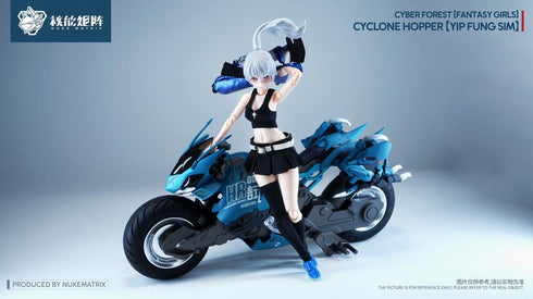 『サイバーフォーレスト FANTASY GIRLS』008_NUKE MATRIX FF0120 サイクロンホッパー 叶风婵(イップ・フォン・シム) プラスチックモデルキット