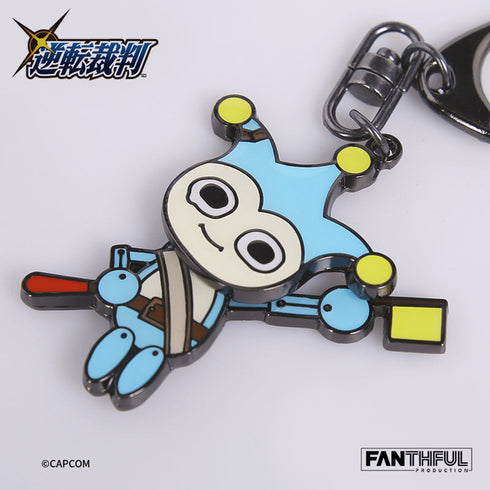 『逆転裁判シリーズ』004_FANTHFUL FPKC002AA メタルキーチェーン タイホくん【202504再販】