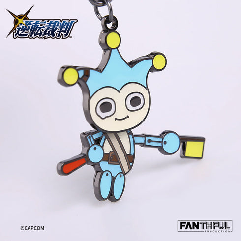 『逆転裁判シリーズ』004_FANTHFUL FPKC002AA メタルキーチェーン タイホくん【202504再販】