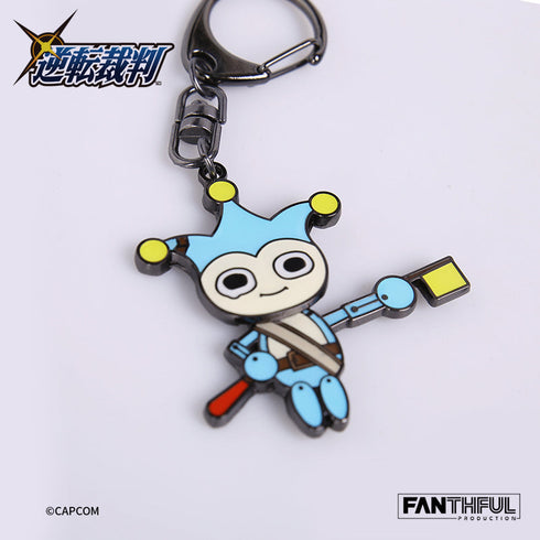 『逆転裁判シリーズ』004_FANTHFUL FPKC002AA メタルキーチェーン タイホくん【202504再販】