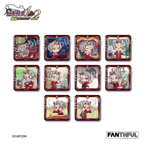 『逆転検事』002_FANTHFUL FP016AAI2025 ちびキャラ缶バッジ【BOX】