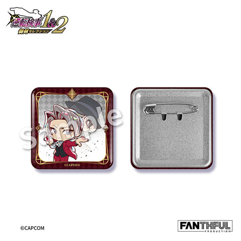 『逆転検事』002_FANTHFUL FP016AAI2025 ちびキャラ缶バッジ【BOX】