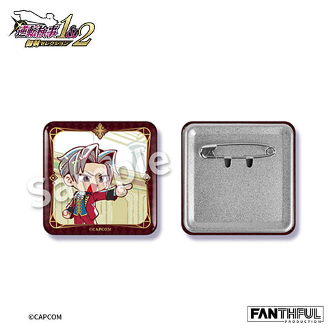 『逆転検事』002_FANTHFUL FP016AAI2025 ちびキャラ缶バッジ【BOX】