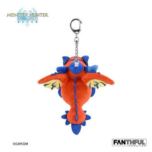 『モンスターハンターストーリーズ3 -運命の双竜-』001_FANTHFUL FP001MHS32026 ぬいぐるみキーチェーン(レウス)