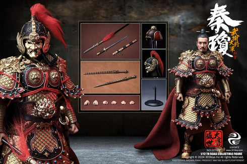 『盛世大唐』303TOYS DT002 武衛大将軍 秦瓊(しんけい) 1/12スケール可動フィギュア 通常版